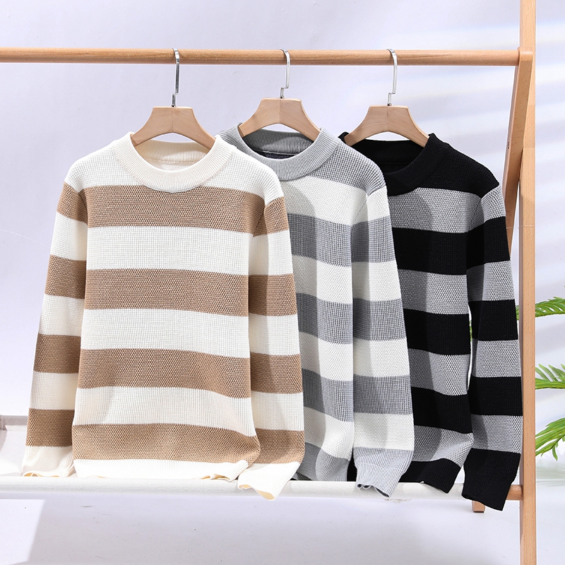 Winter Clothing Patterns - Suéteres Casuales de Punto con Rayas
