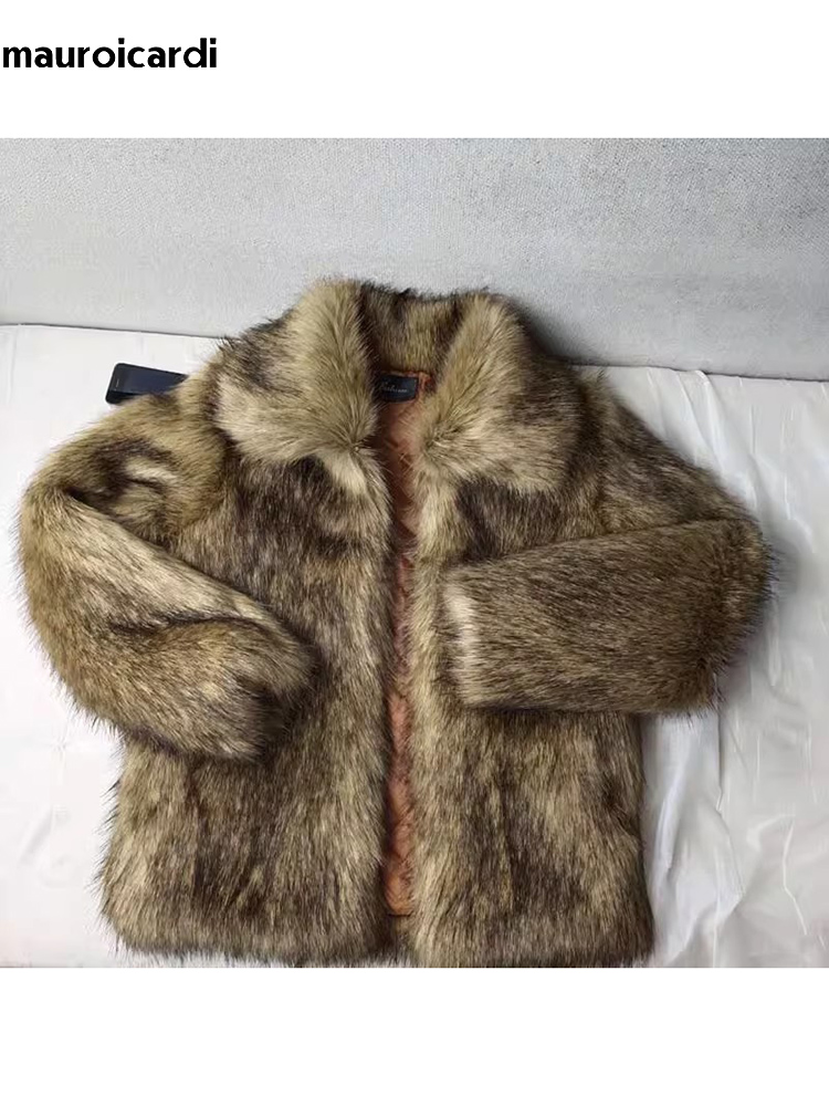 Winter Clothing Cute - Mauroicardi invierno corto grueso cálido peludo