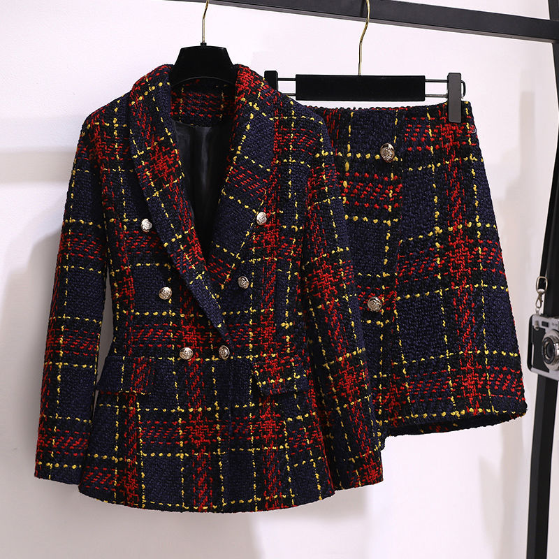 Winter Clothing Korean - Traje coreano de Tweed Vintage de
