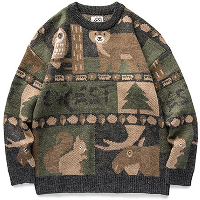 Winter Clothing Cute - Y2k-suéter Vintage de invierno para hombre