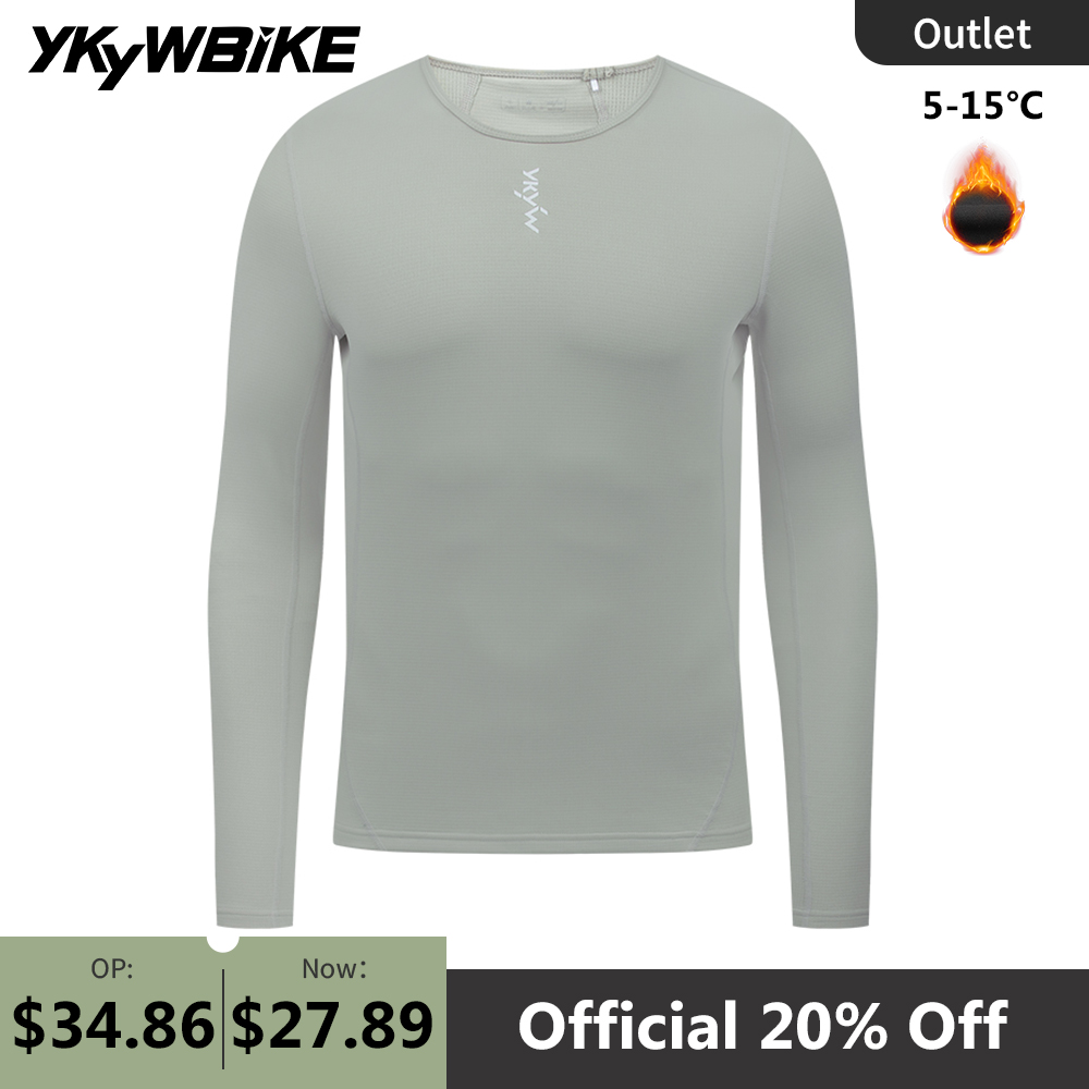 Thermal Base Layer - YKYWBIKE-capa Base de ciclismo para hombre,