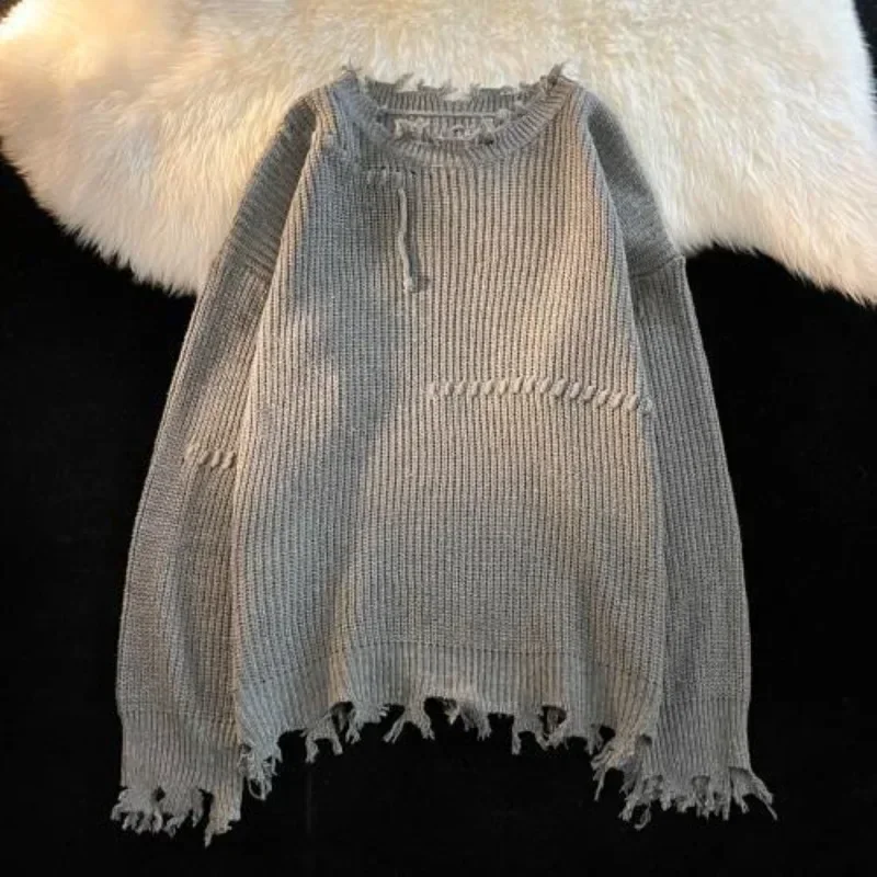 Jersey de punto Beige para hom - Winter Clothing Korean reseña y precio