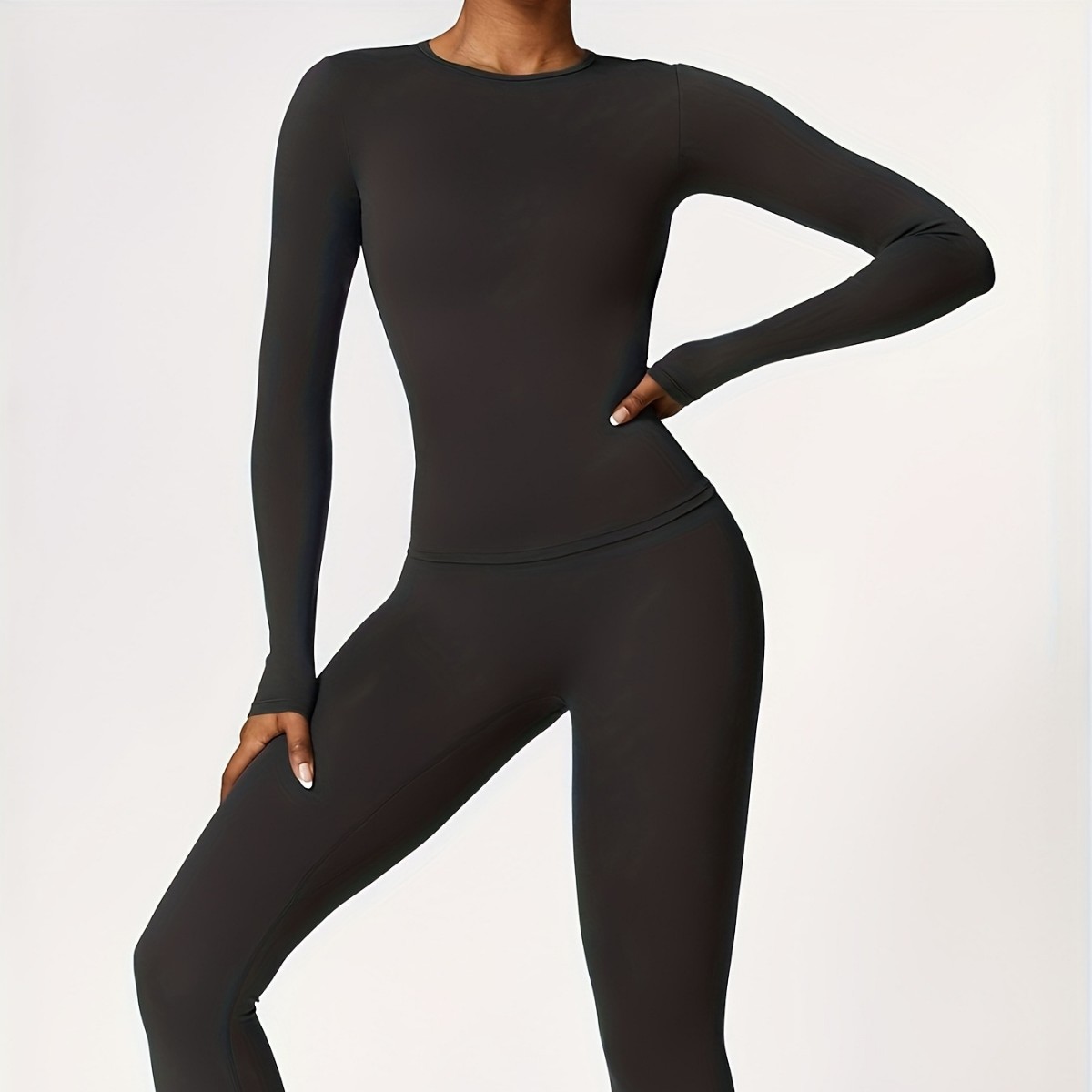 Traje de yoga ajustado, ropa d - Winter Clothing reseña y precio
