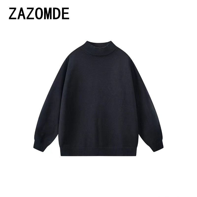 ZAZOMDE-suéter suave de punto  - Quality Winter Clothing Brand reseña y precio