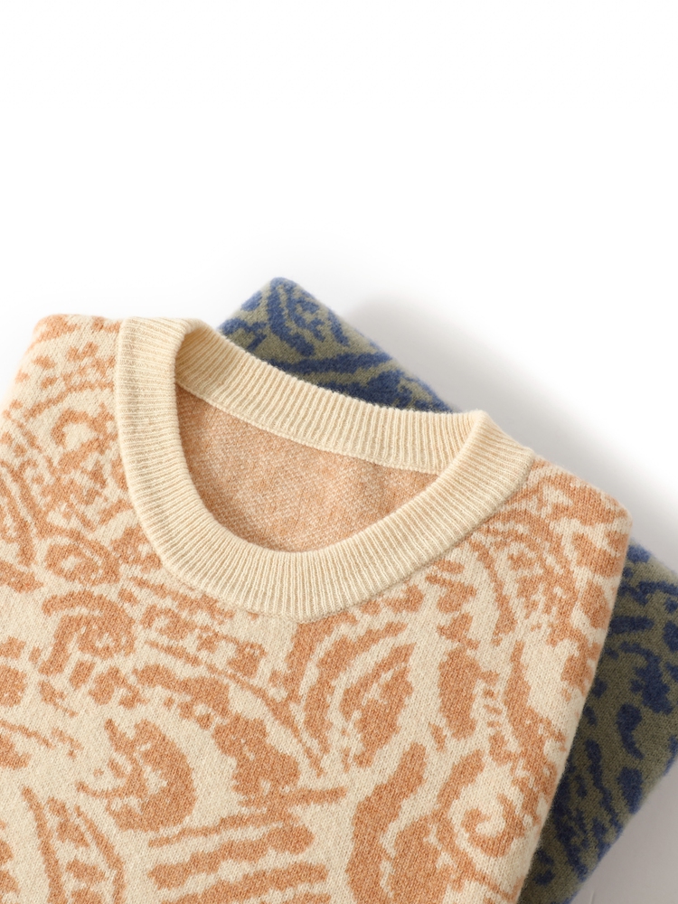 Suéter estampado de lana merin - Winter Clothing Patterns reseña y precio