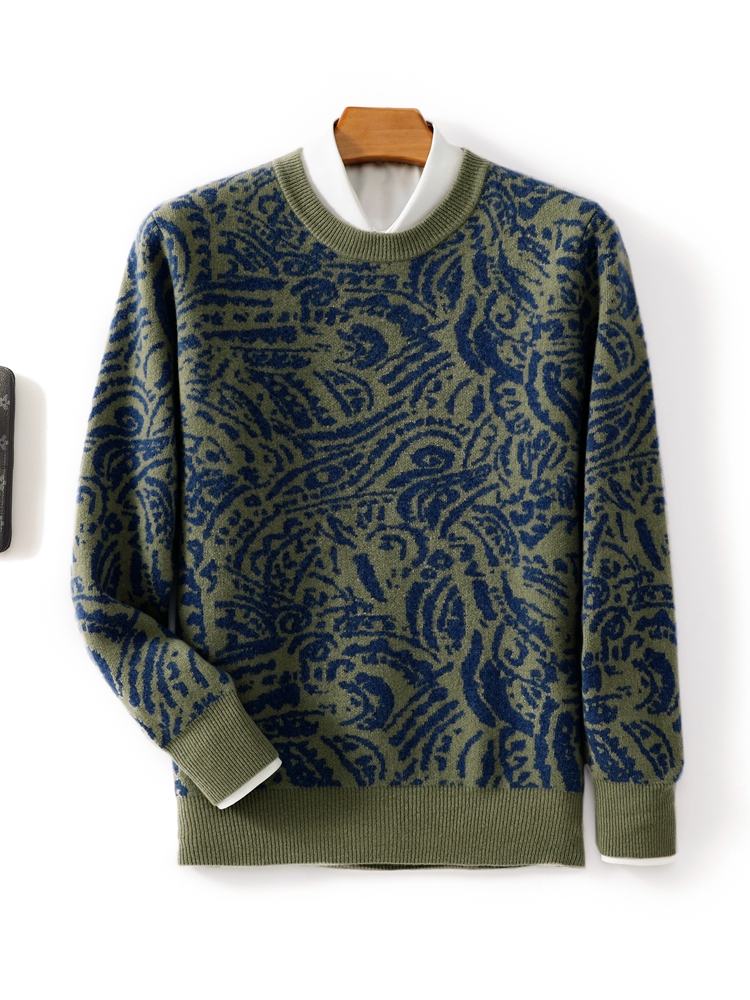 Suéter estampado de lana merin - Winter Clothing Patterns reseña y precio