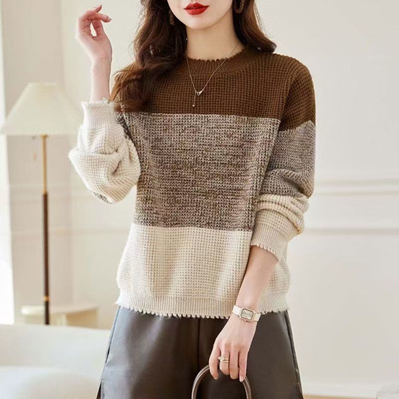 Jerséis de manga larga con cue - Winter Clothing Korean reseña y precio