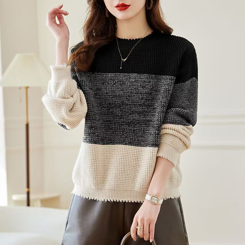 Jerséis de manga larga con cue - Winter Clothing Korean reseña y precio