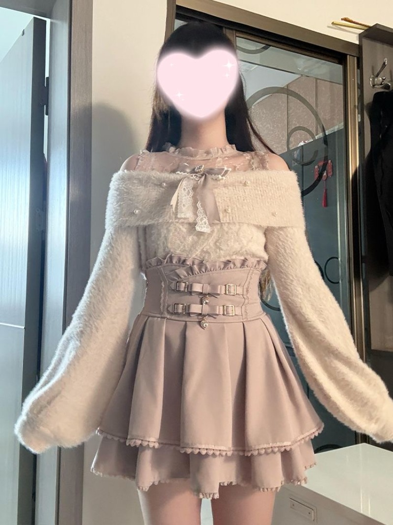 Suéter con hombros descubierto - Winter Clothing Cute reseña y precio