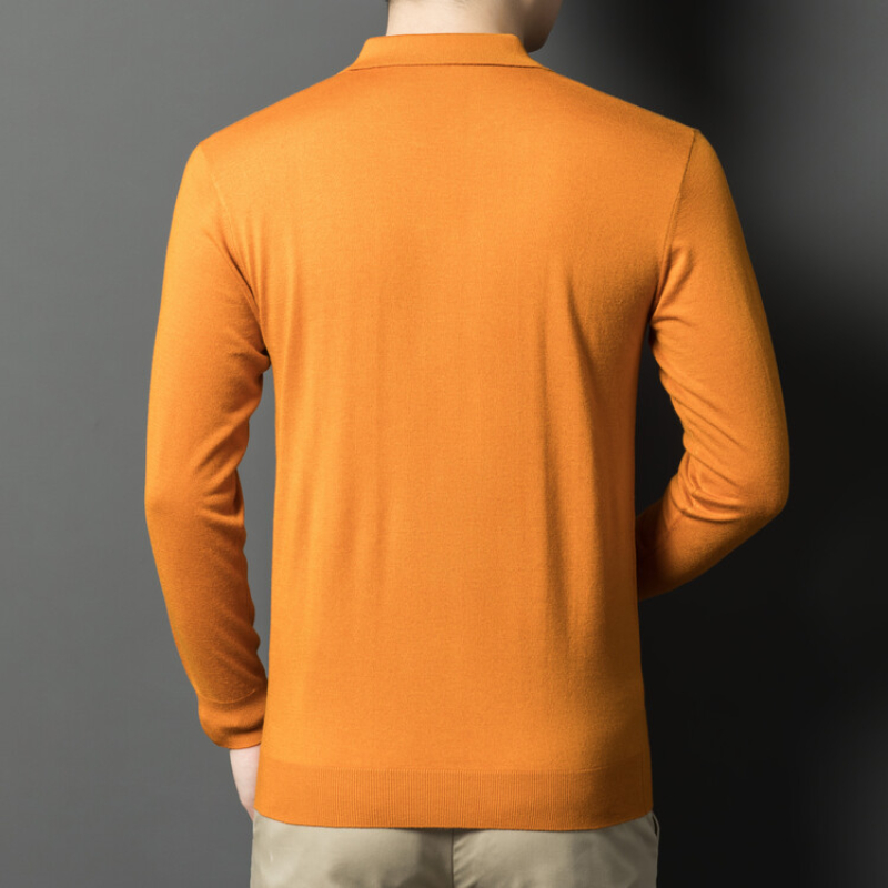 Jersey de hombre con cuello en - Quality Winter Clothing reseña y precio