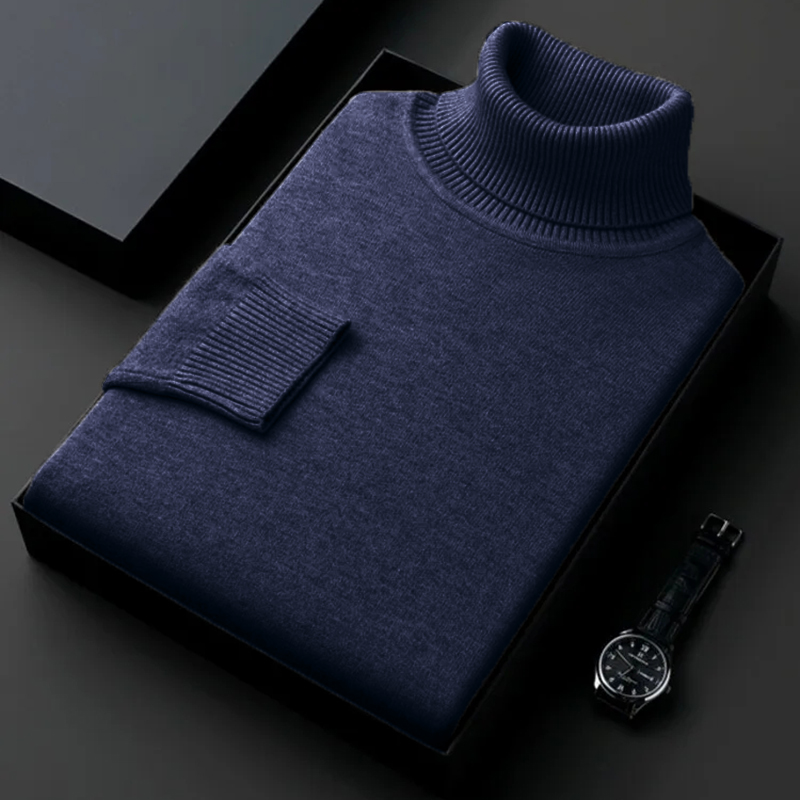 Suéter de cuello alto de punto - Quality Winter Clothing reseña y precio
