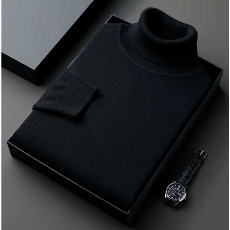 Suéter de cuello alto de punto - Quality Winter Clothing reseña y precio