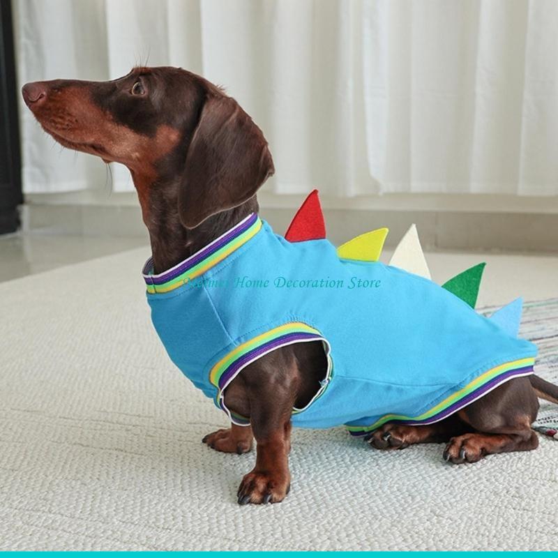 Chaleco disfraz con tema dinos - Winter Clothing For Dogs reseña y precio