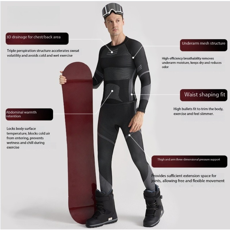 Conjunto de capa Base de esquí - Thermal Base Layer reseña y precio