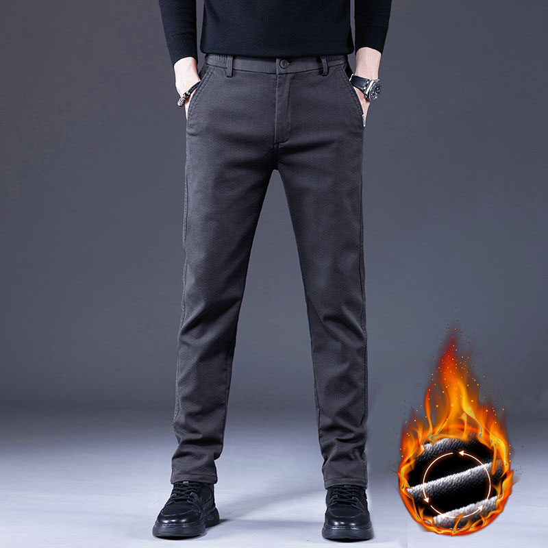Pantalones informales de negoc - Quality Winter Clothing Brand reseña y precio