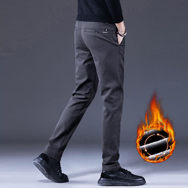 Pantalones informales de negoc - Quality Winter Clothing Brand reseña y precio