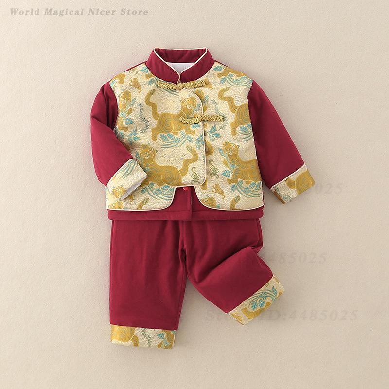 Traje Tradicional Chino para N - Winter Clothing Baby Boy reseña y precio