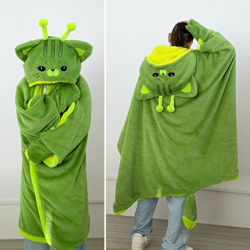 Manta con Capucha de Gato Alie - Winter Clothing Cute reseña y precio
