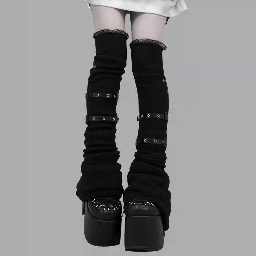 Calcetines hasta la rodilla es - Winter Clothing Leg Warmers reseña y precio